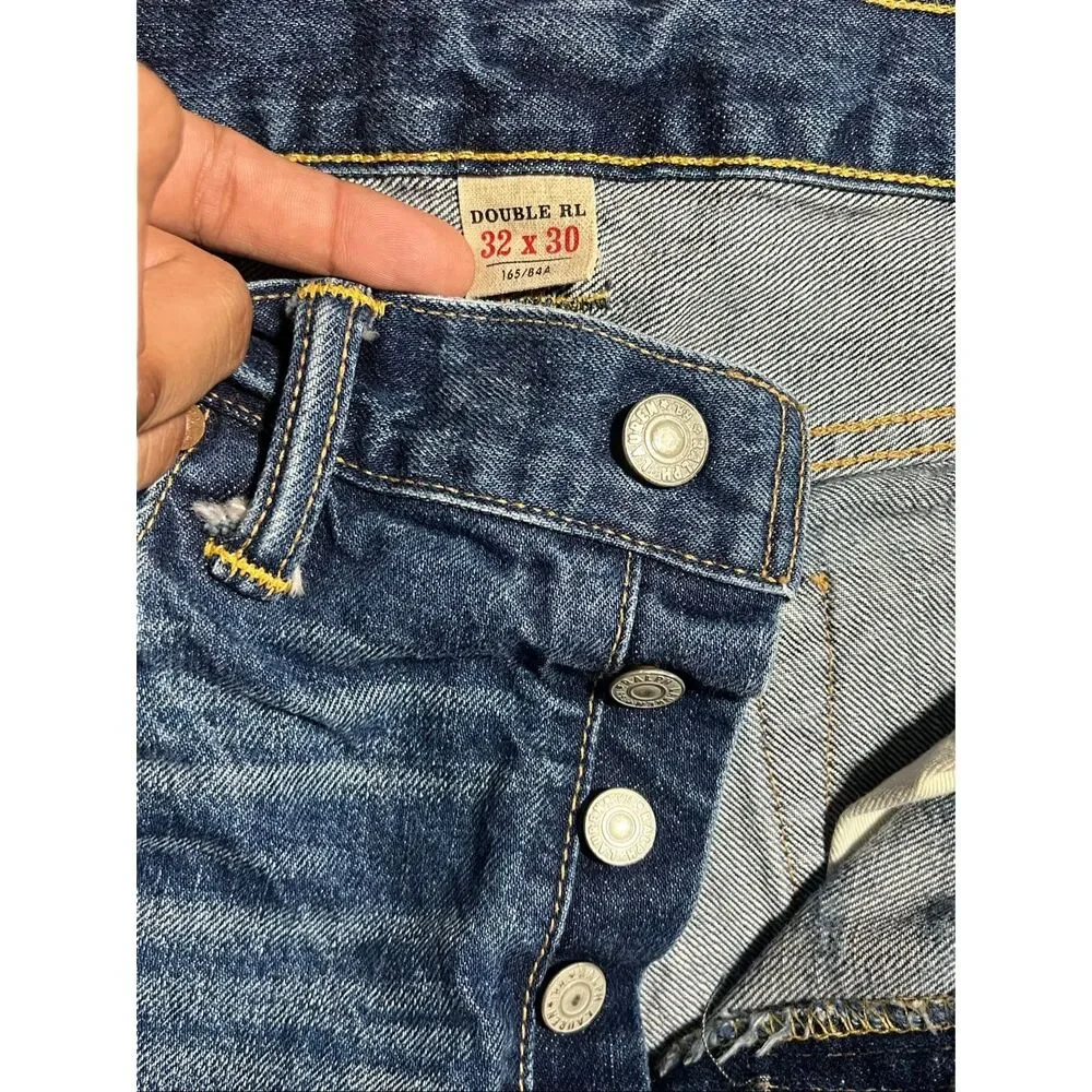 Ralph Lauren RRL Double RL Men’s Slim Narrow Selvedge Jeans 32x30